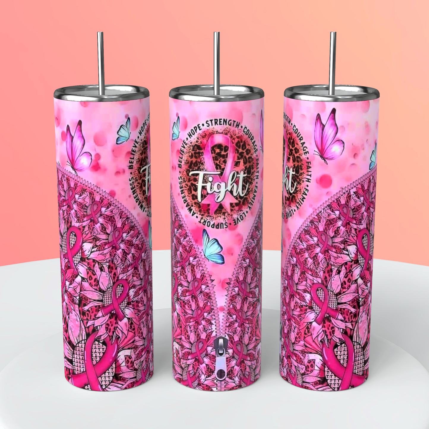 Pink breast cancer(20oz)