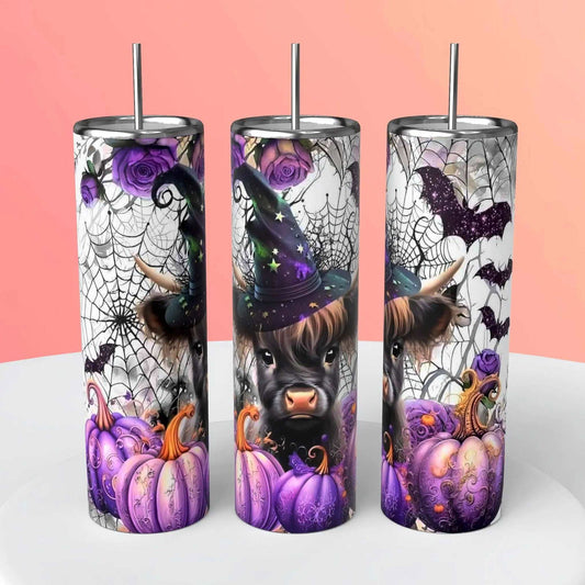 Spooky Sips: Halloween Tumblers - Festive Drinkware for Trick or Treaters - Handmade with love