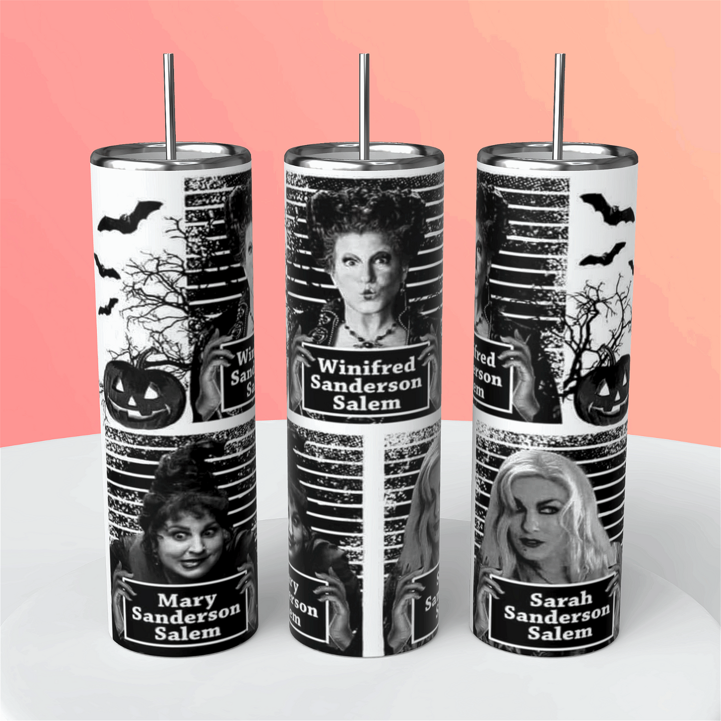 Spooky Sips: Halloween Tumblers - Festive Drinkware for Trick or Treaters - Handmade with love