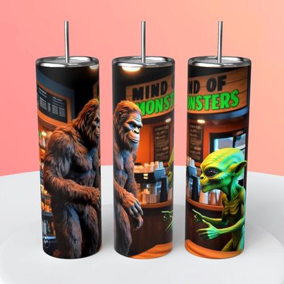 Monster-Themed Cups and Tumblers – Unleash Your Imagination with Mind of Monster!