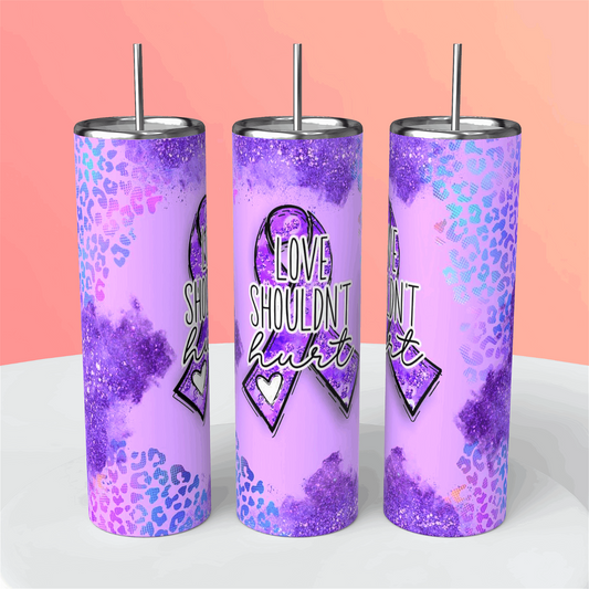 Break the cycle tumbler - Handmade with love