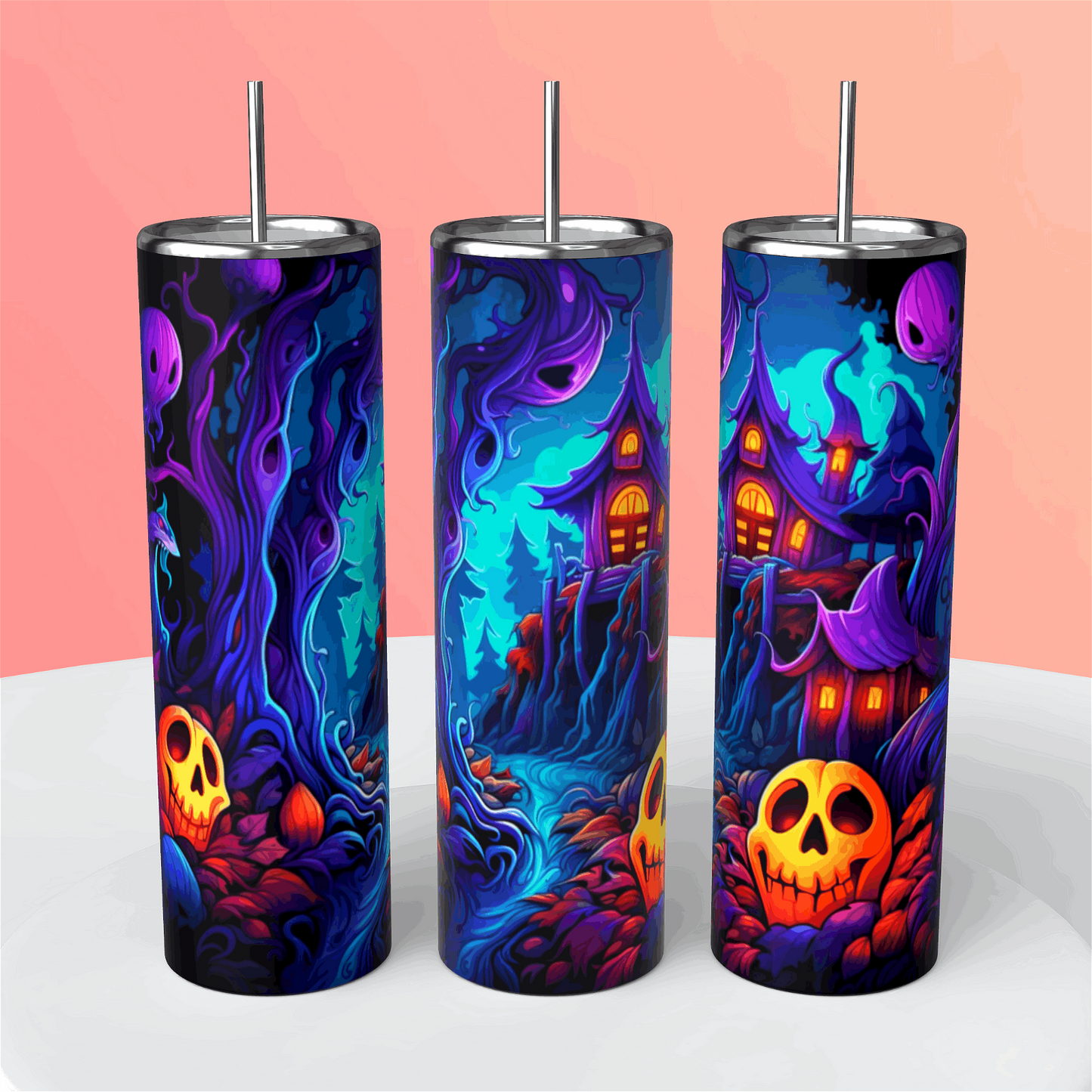 Halloween tumbler - Handmade with love