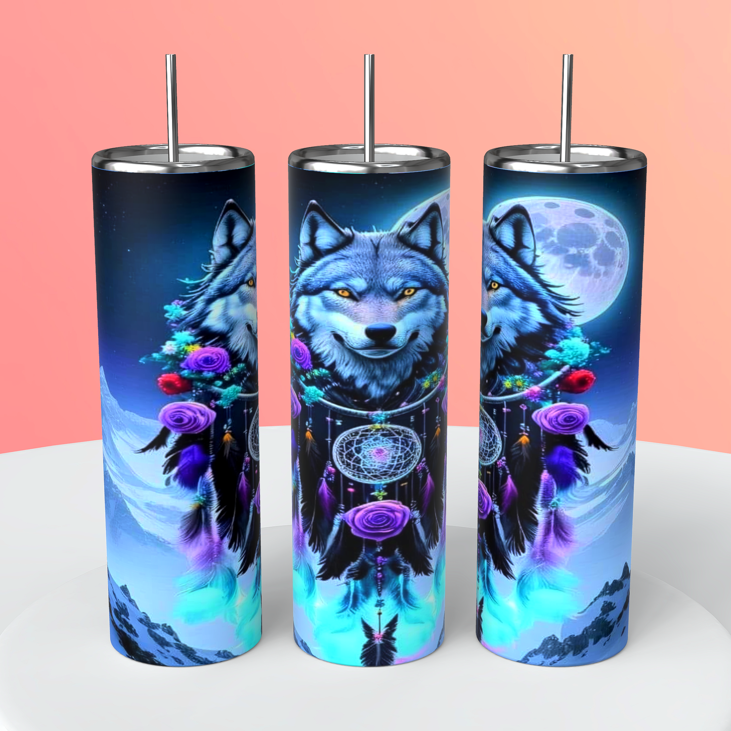 Wolf tumbler