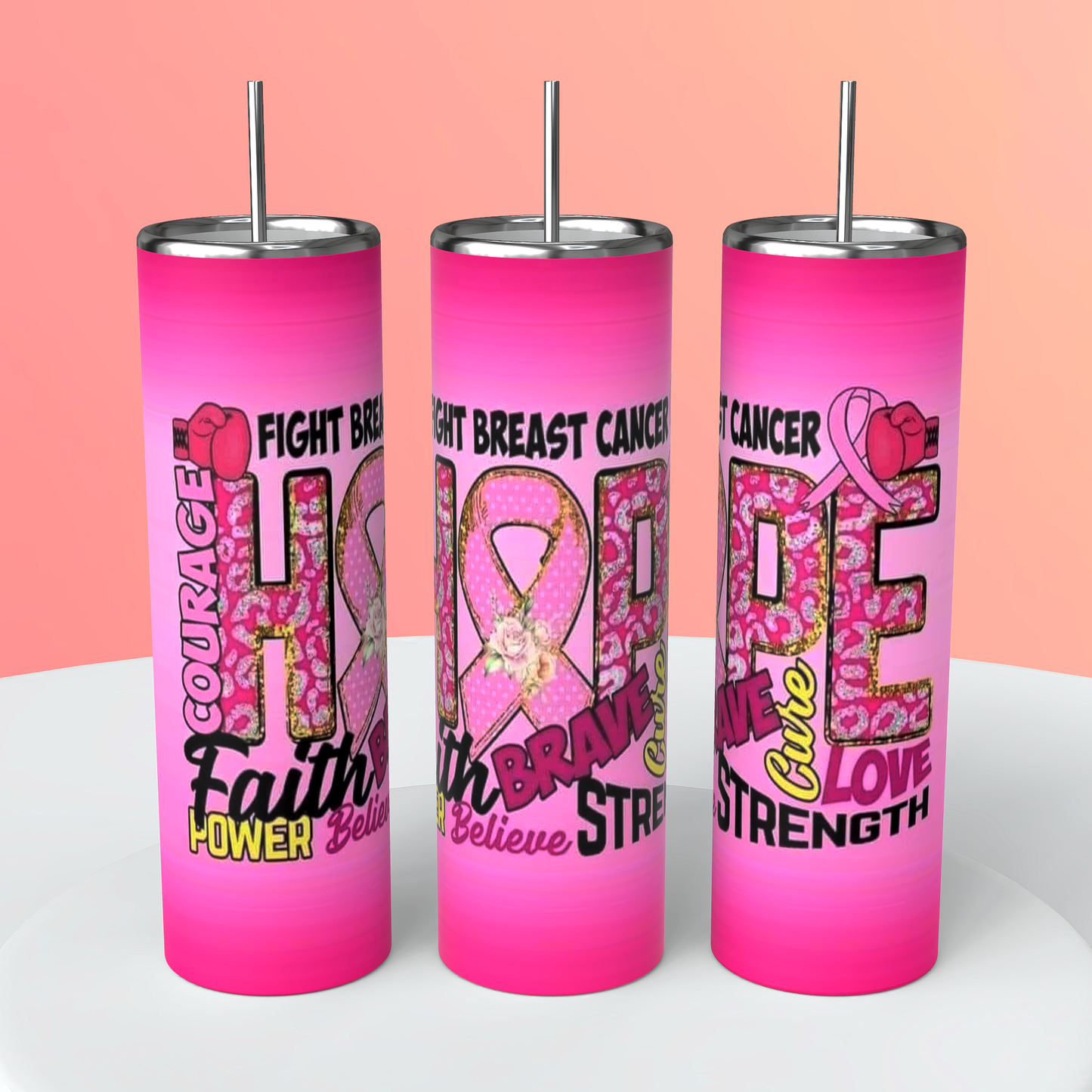 Pink breast cancer(20oz)