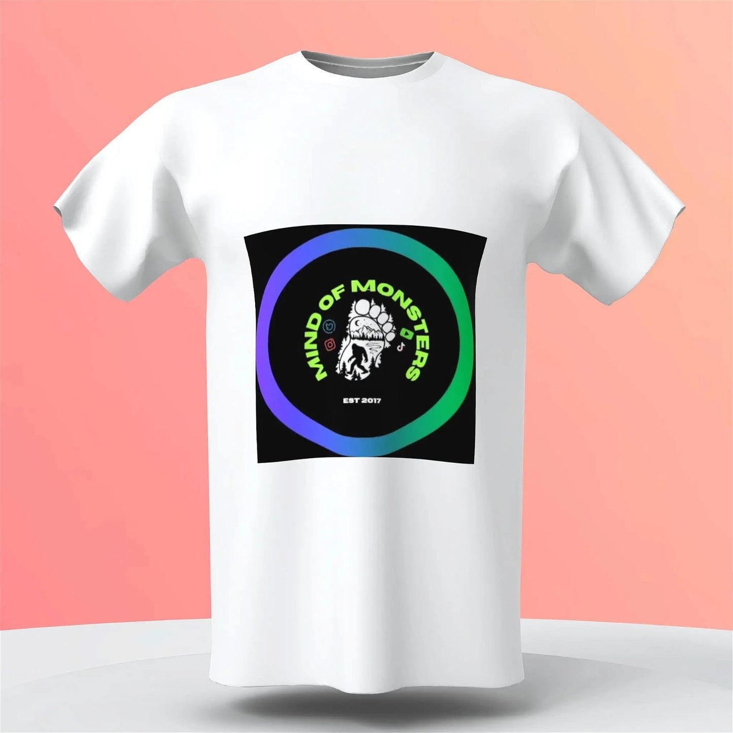 Mind of monster tshirt - Handmade with love