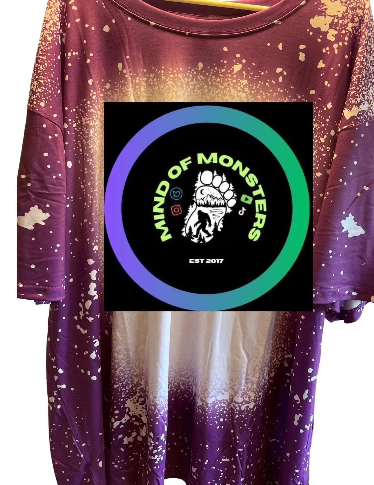 Mind of monster tshirt - Handmade with love