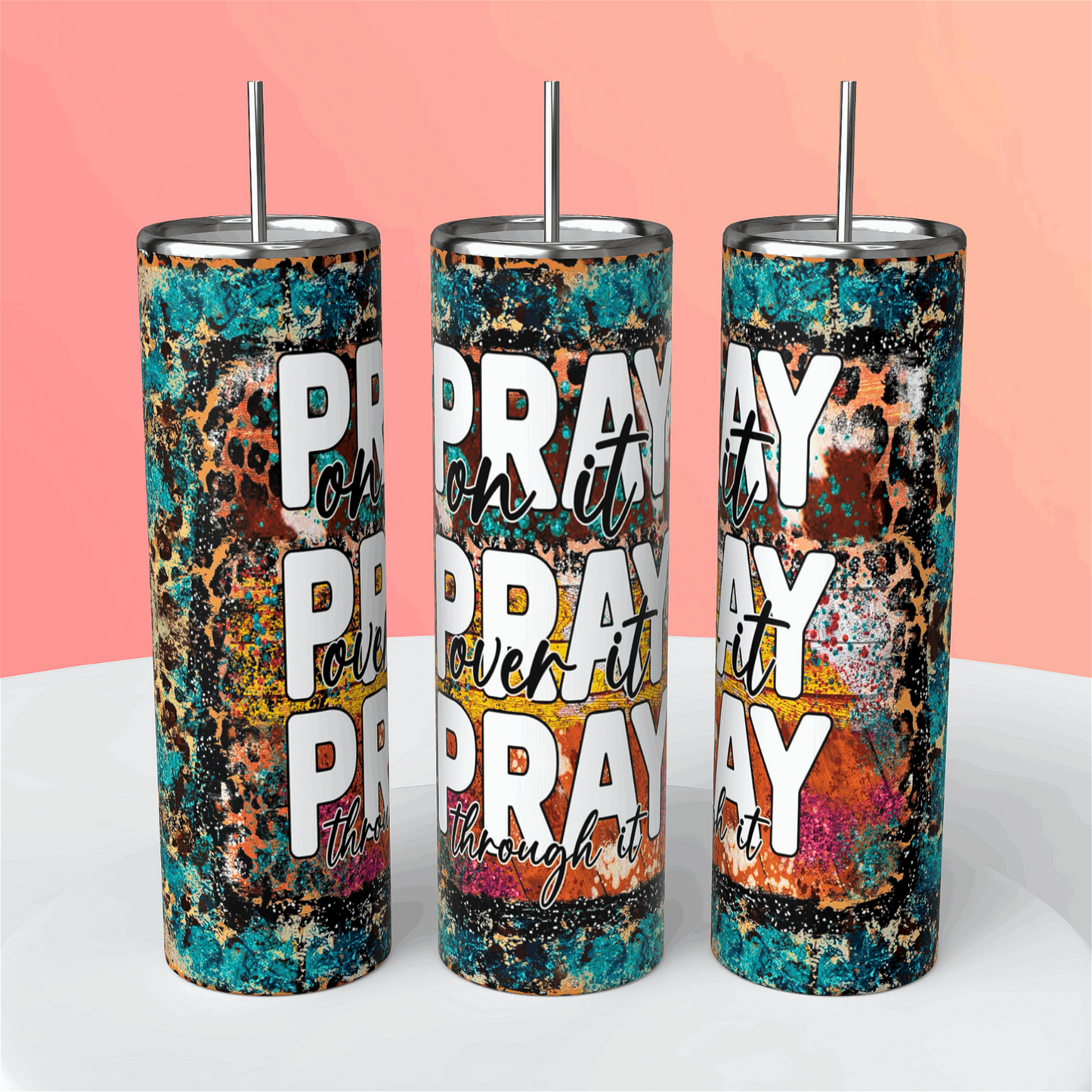 Personalized Christian Tumbler - Customizable Stainless Steel Tumbler Cup - Handmade with love