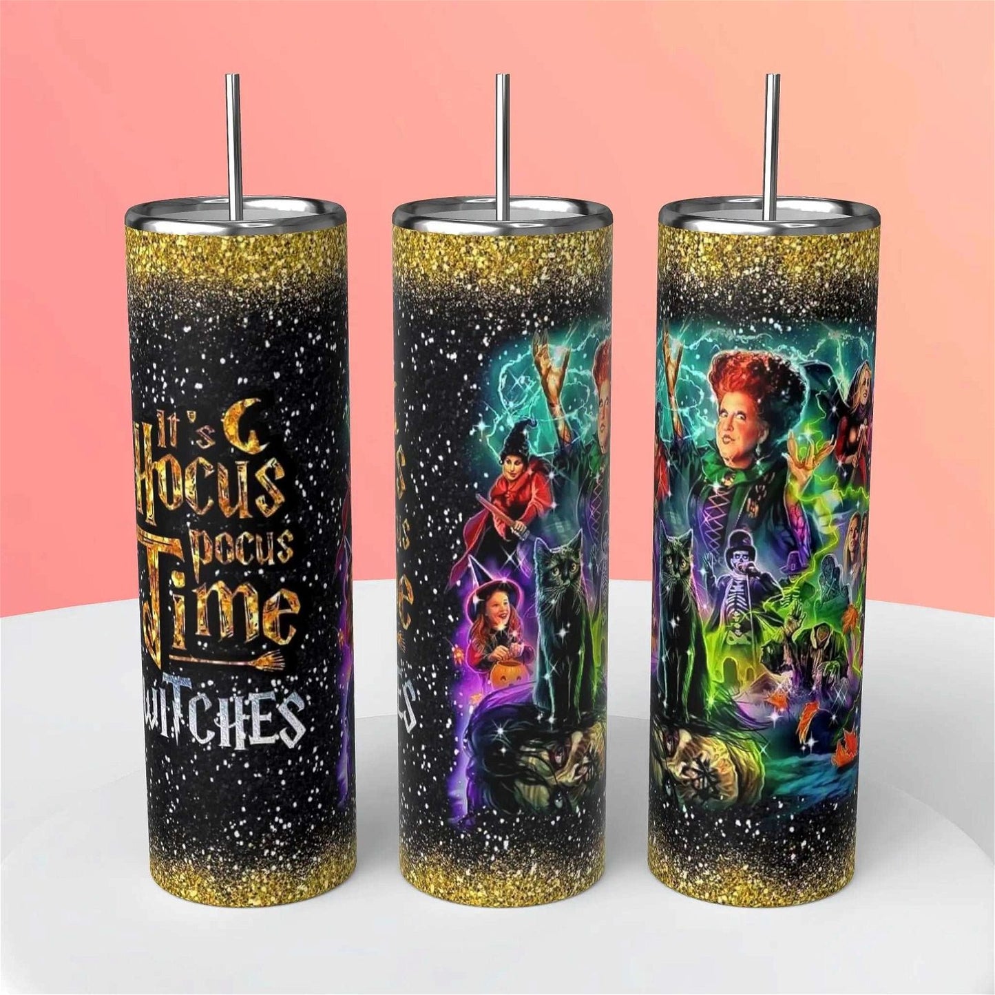 Spooky Sips: Halloween Tumblers - Festive Drinkware for Trick or Treaters - Handmade with love
